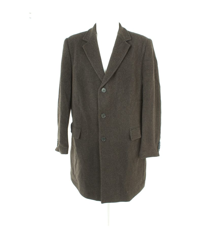 JOOP Herren Mantel Trenchcoat Gr. 54 Braun Wolle – Foto 1