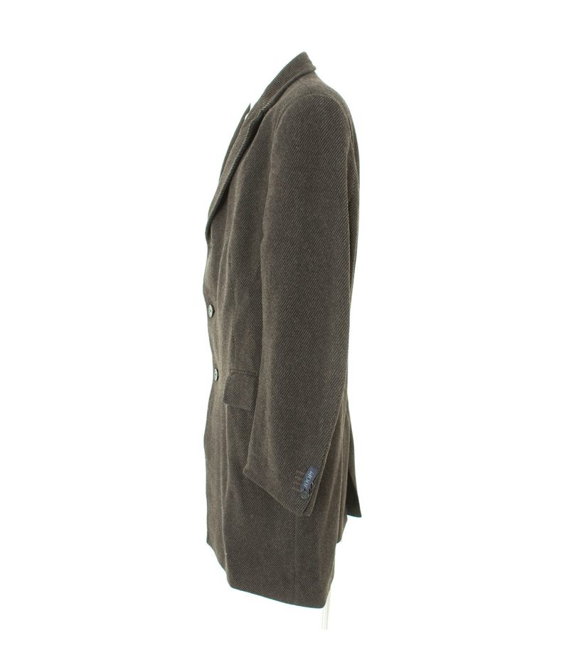 JOOP Herren Mantel Trenchcoat Gr. 54 Braun Wolle – Foto 2
