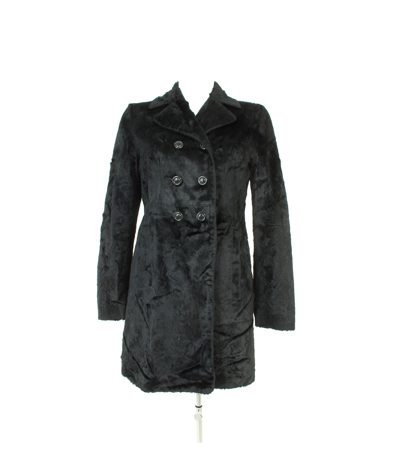 PERSONAL AFFAIRS Damen Mantel Gr. DE 36 Schwarz Baumwolle Viskose