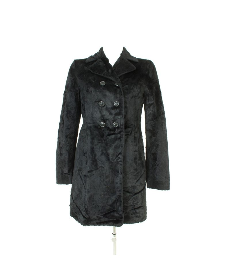 PERSONAL AFFAIRS Damen Mantel Gr. DE 36 Schwarz Baumwolle Viskose – Foto 1
