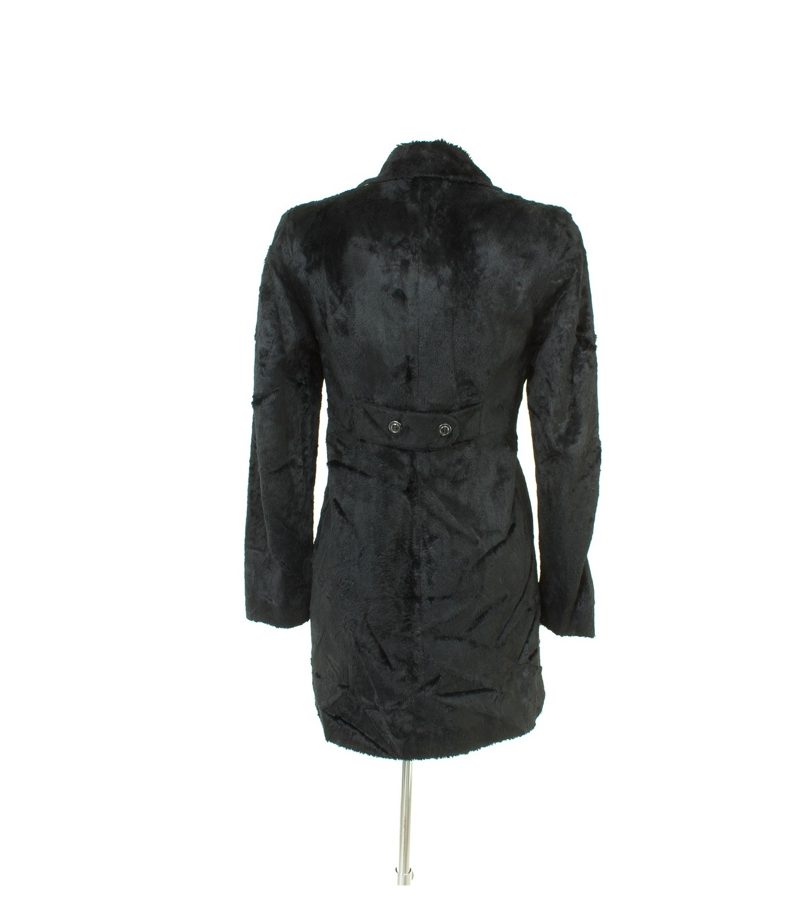 PERSONAL AFFAIRS Damen Mantel Gr. DE 36 Schwarz Baumwolle Viskose – Foto 3