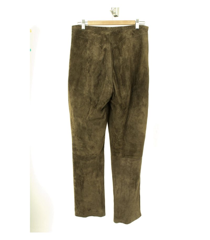 MEINDL Damen Trachten Hose Lederhose Gr. 40 Braun Leder – Foto 2