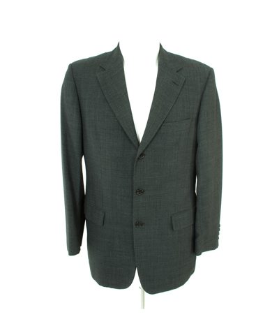 HUGO BOSS Herren Sakko Gr. 98 Schwarz/Beige Wolle