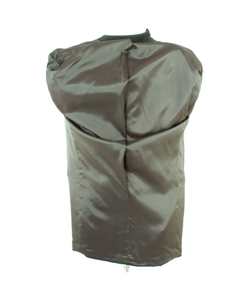 HUGO BOSS Herren Sakko Gr. 98 Schwarz/Beige Wolle – Foto 8