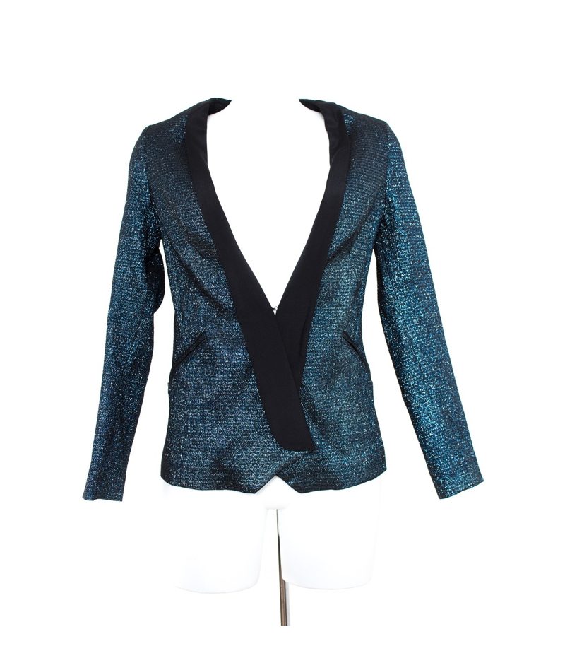 SHIRTAPORTER Damen Blazer Smoking Gr. IT 42=DE 36 Abendblazer – Foto 1