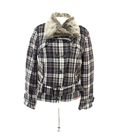 edc Damen Jacke GR. M Mehrfarbig Wolle Viskose