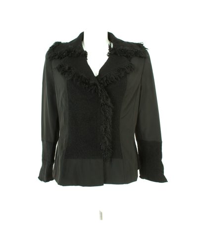ZUCCHERO Damen Blazer Gr. DE 38 Schwarz Wolle