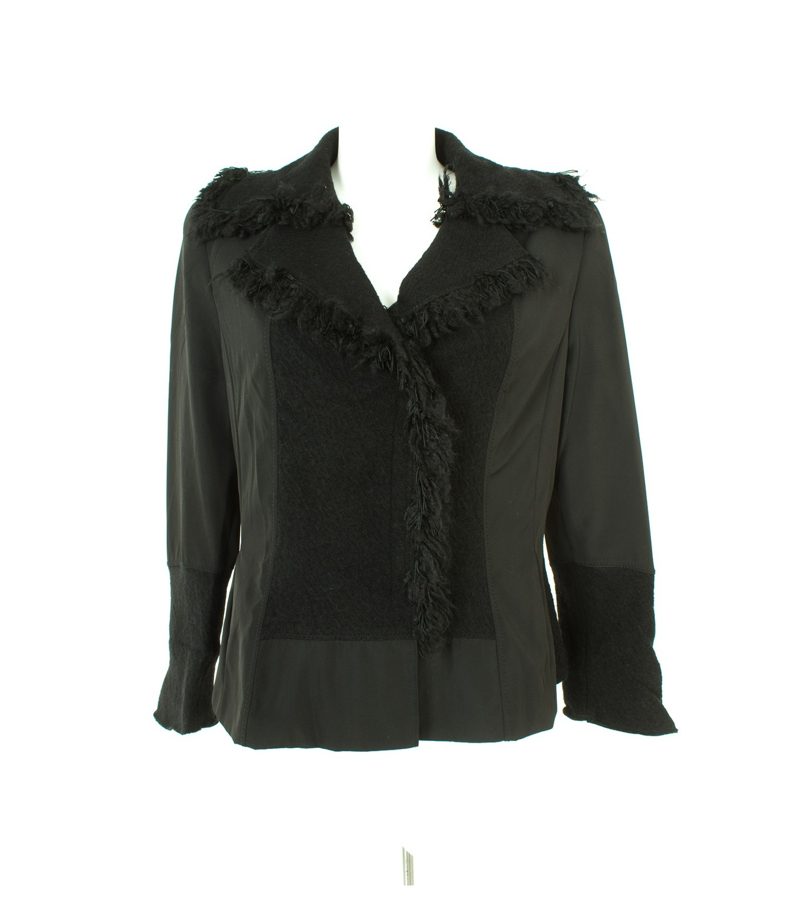 ZUCCHERO Damen Blazer Gr. DE 38 Schwarz Wolle – Foto 1