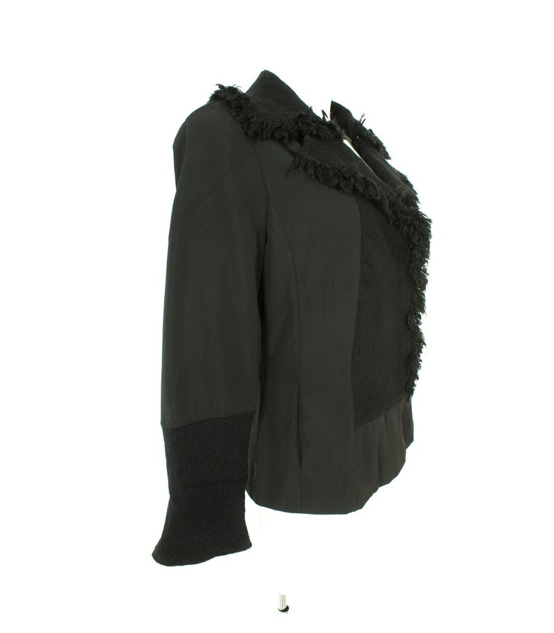 ZUCCHERO Damen Blazer Gr. DE 38 Schwarz Wolle – Foto 3
