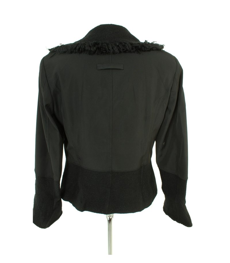 ZUCCHERO Damen Blazer Gr. DE 38 Schwarz Wolle – Foto 4