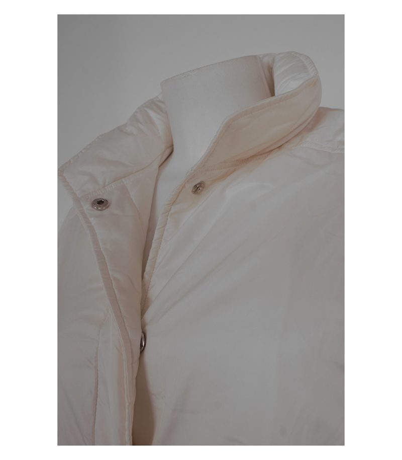 Marc O'Polo Damen Mantel Daunenmantel Gr. DE 40 Weiß Daunen – Foto 4