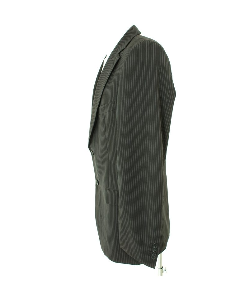 strellson Herren Sakko Slim Fit 120´S Gr.94 Schwarz/Grau Wolle – Foto 2