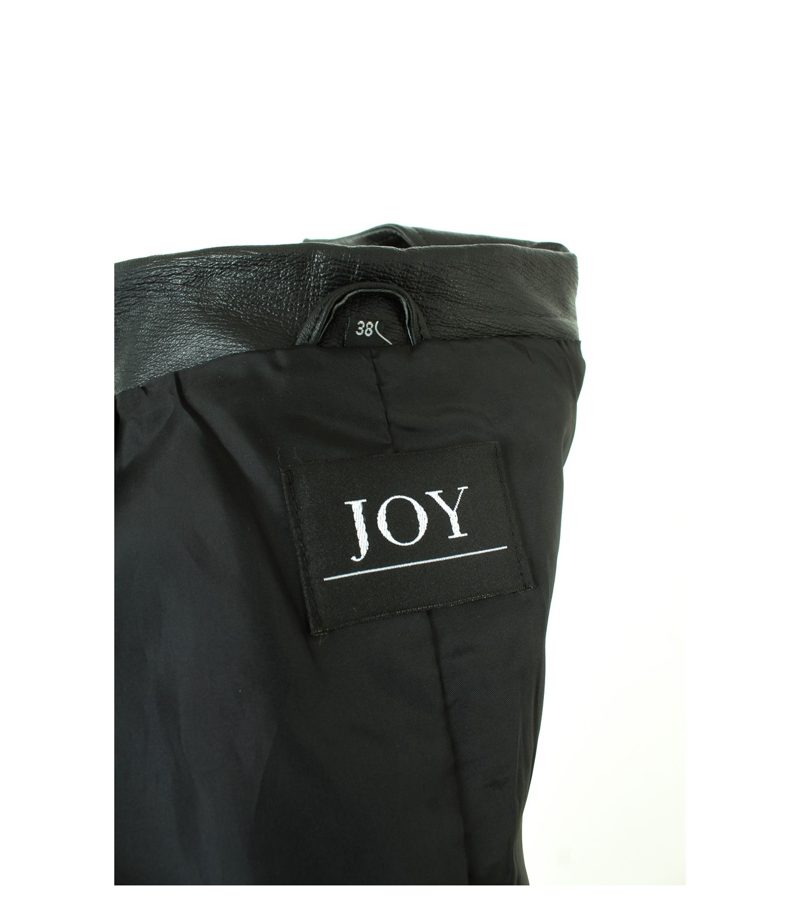 JOY Damen Lederjacke Gr. DE 40 Schwarz Leder – Foto 4