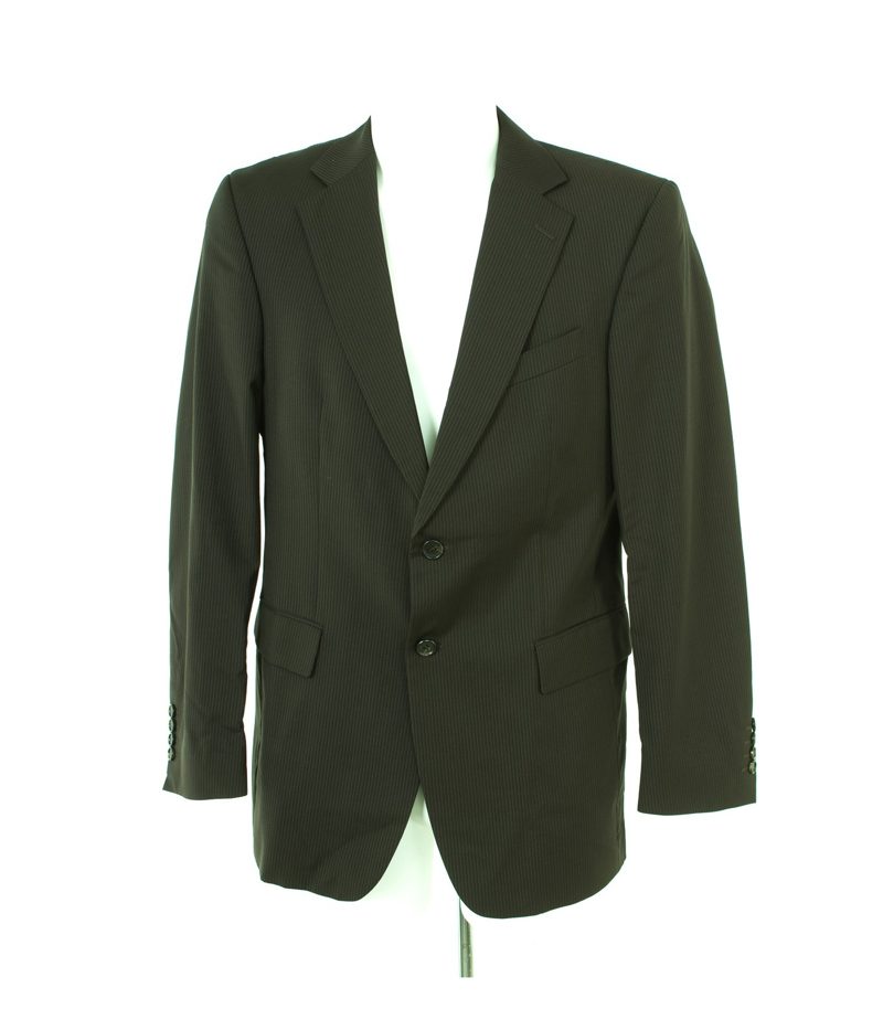 strellson Herren Sakko Slim Fit Gr.48 Braun Wolle – Foto 1