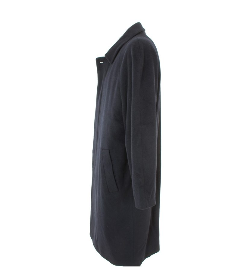 ATWARDSON Herren Mantel Trenchcoat Gr.24 Blau Kaschmir – Foto 2