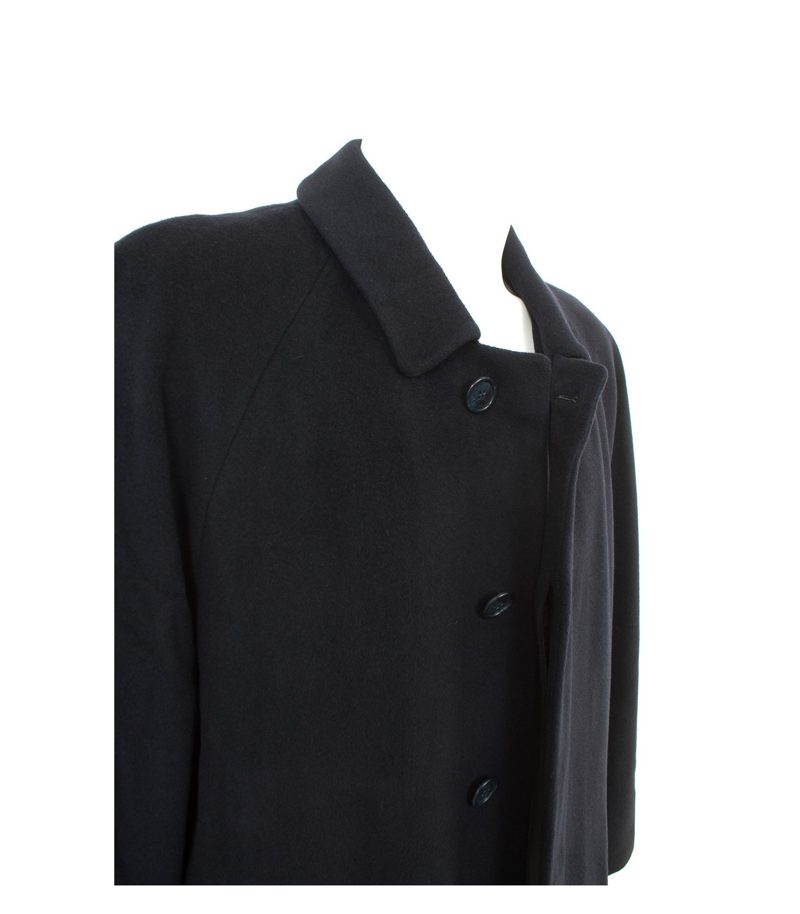 ATWARDSON Herren Mantel Trenchcoat Gr.24 Blau Kaschmir – Foto 4