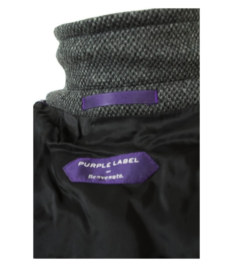Purple Label by Benvenuto Herren Mantel gr. 54 Grau – Foto 6