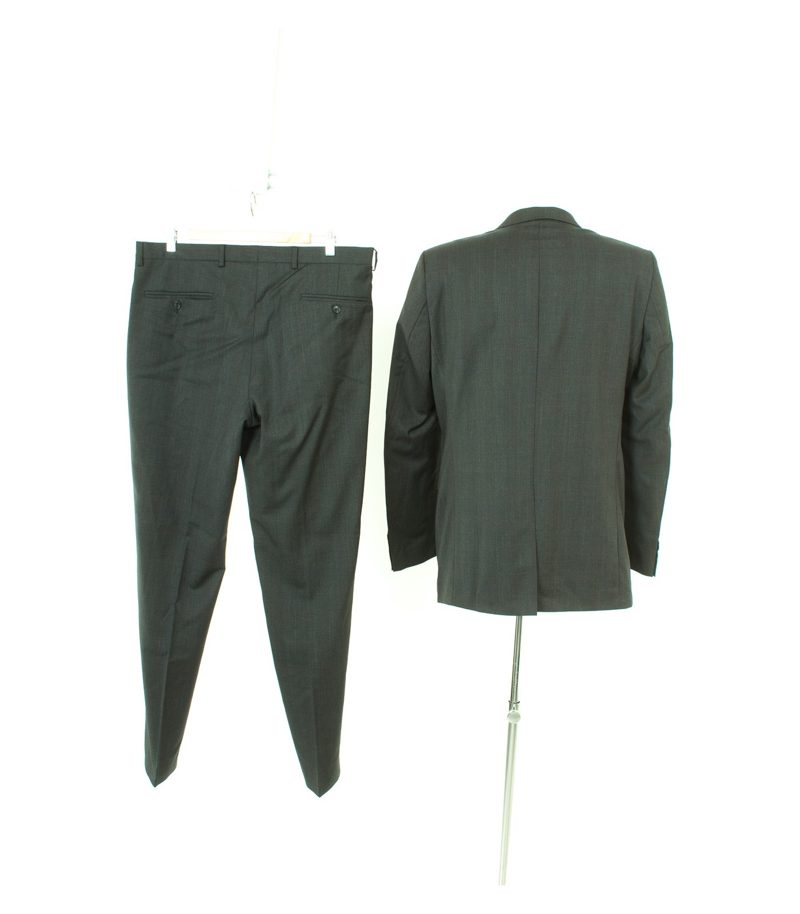 STONES Herren Anzug Sakko Hose Gr. 102 Grau Wolle – Foto 2