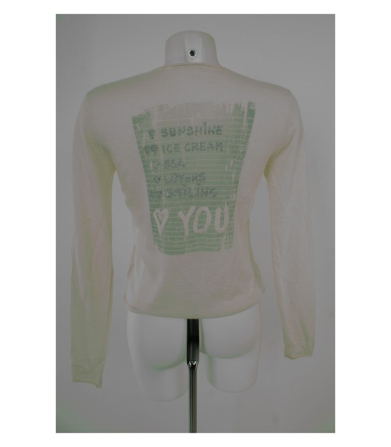 Berenice Damen Pullover Gr. M Beige Kaschmir – Foto 3