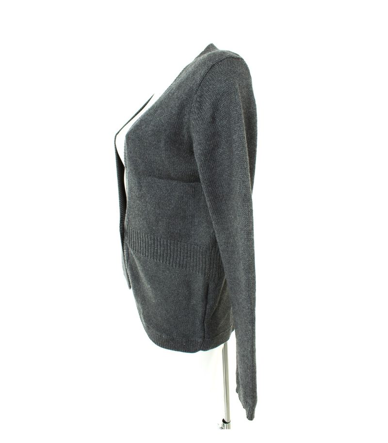 BRAX FEEL GOOD Damen Strickjacke Gr.DE 42 Grau Strick Wolle – Foto 2