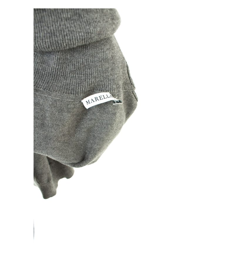 MARELLA Damen Pullover Gr. XL Grau Viskose – Foto 4