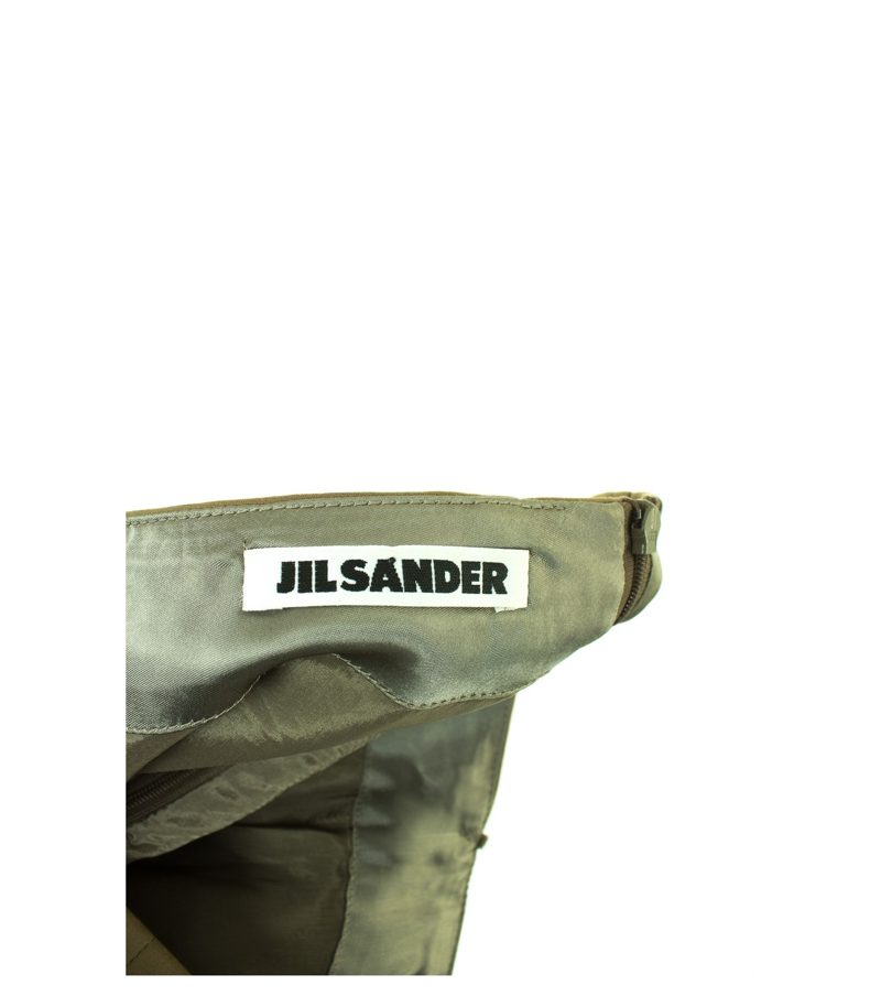 JIL SANDER Damen Rock GR. DE 34 Grau Baumwolle – Foto 3