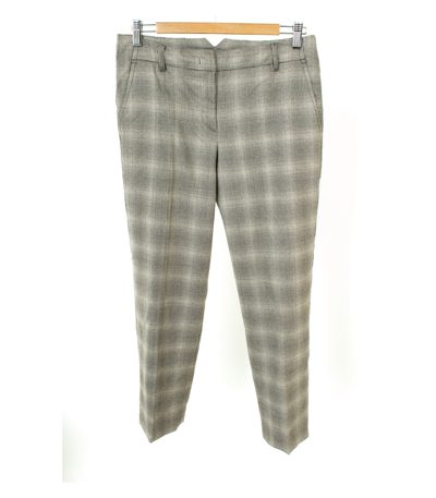 MARCCAIN Damen Hose Gr. N 3/DE 38 Mehrfarbig Wolle