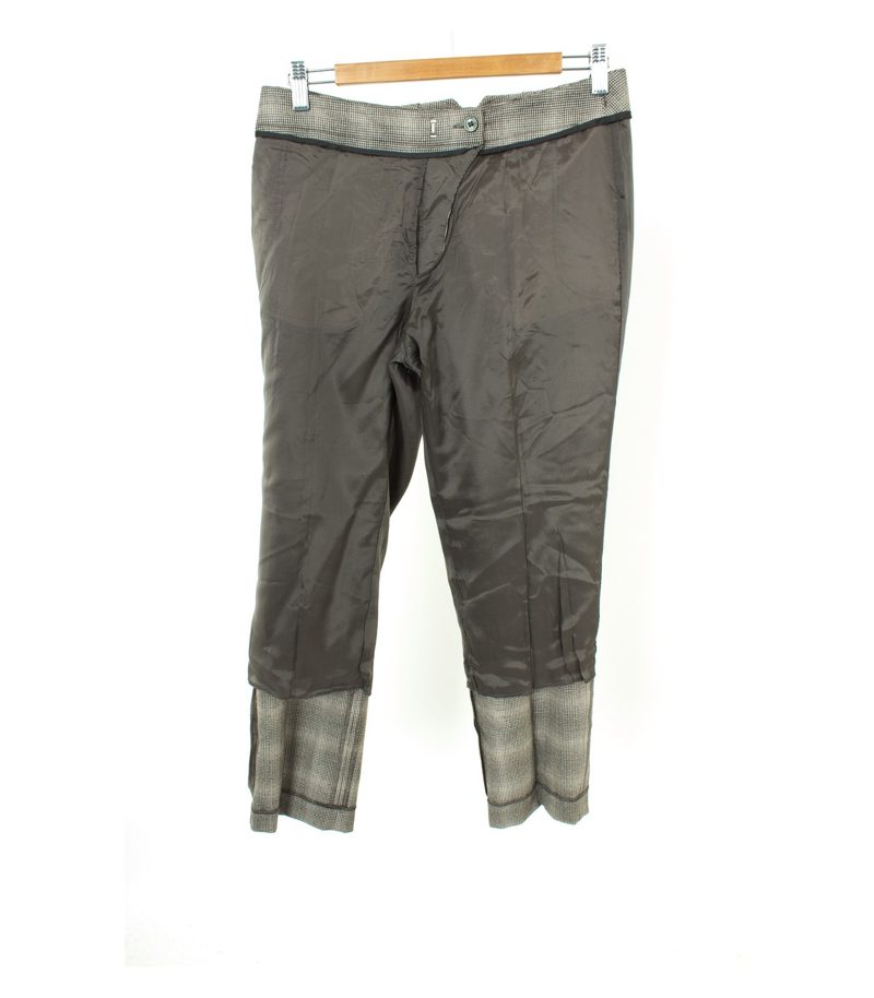 MARCCAIN Damen Hose Gr. N 3/DE 38 Mehrfarbig Wolle – Foto 3