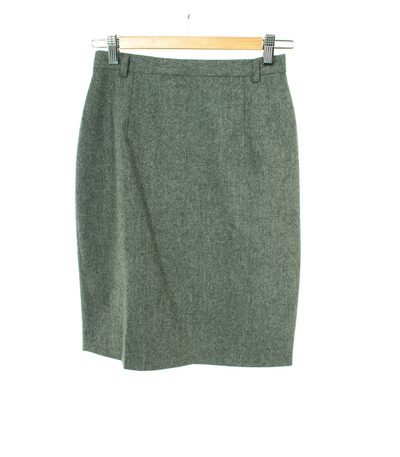 IPURI Damen Rock GR. DE 36 Grau Wolle