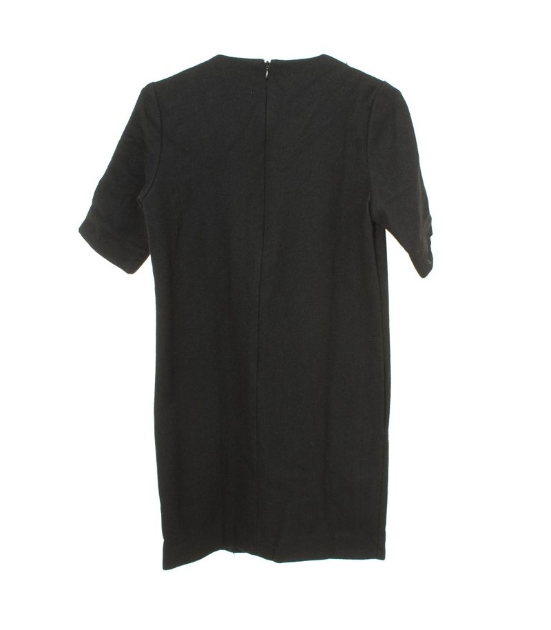 COS Damen Kleid Gr. DE 34 Schwarz Wolle – Foto 2