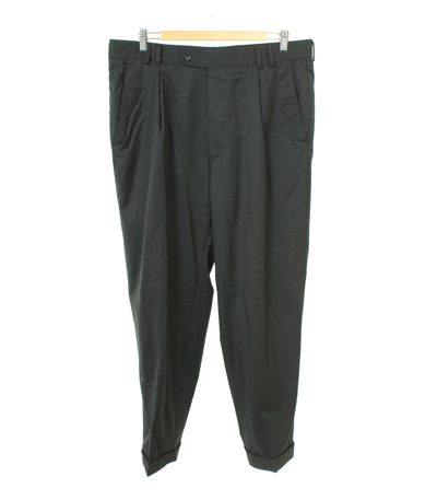 ULI KNECHT Herren Hose Gr. 102 Schwarzgrau Wolle