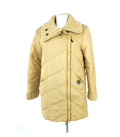 TUZZI Damen Mantel Steppmantel Winter Freizeit Gr. DE 36 Beige