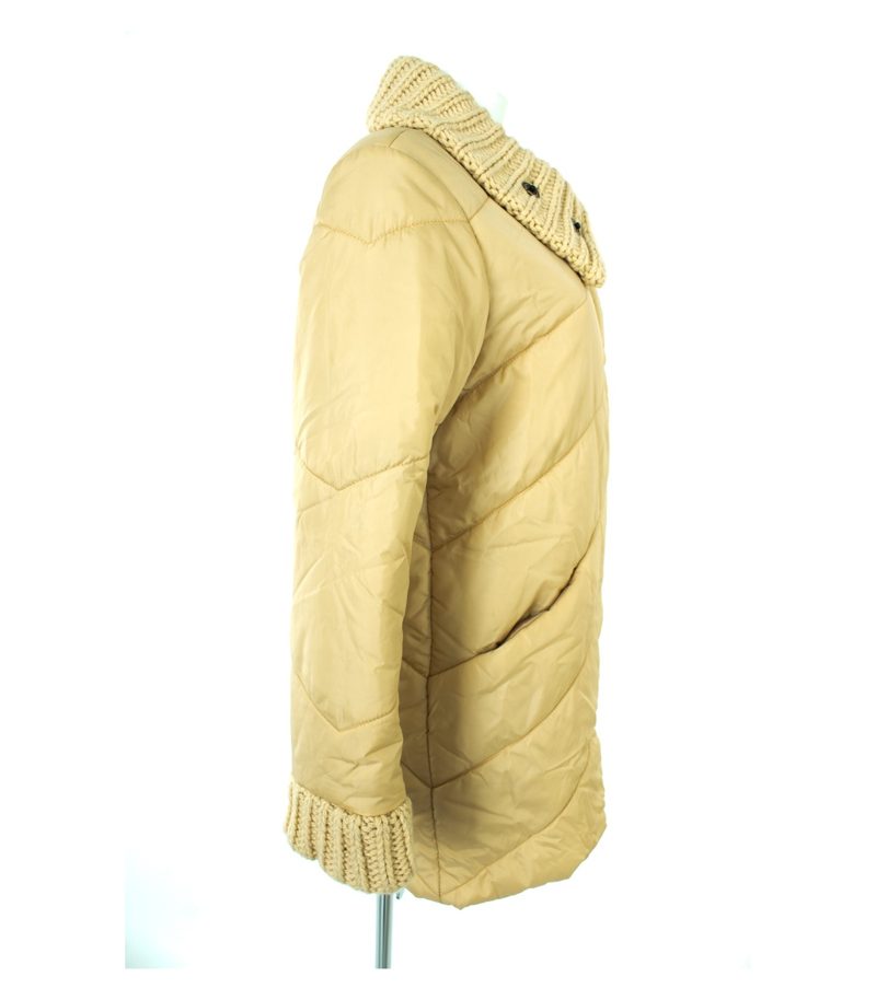 TUZZI Damen Mantel Steppmantel Winter Freizeit Gr. DE 36 Beige – Foto 4