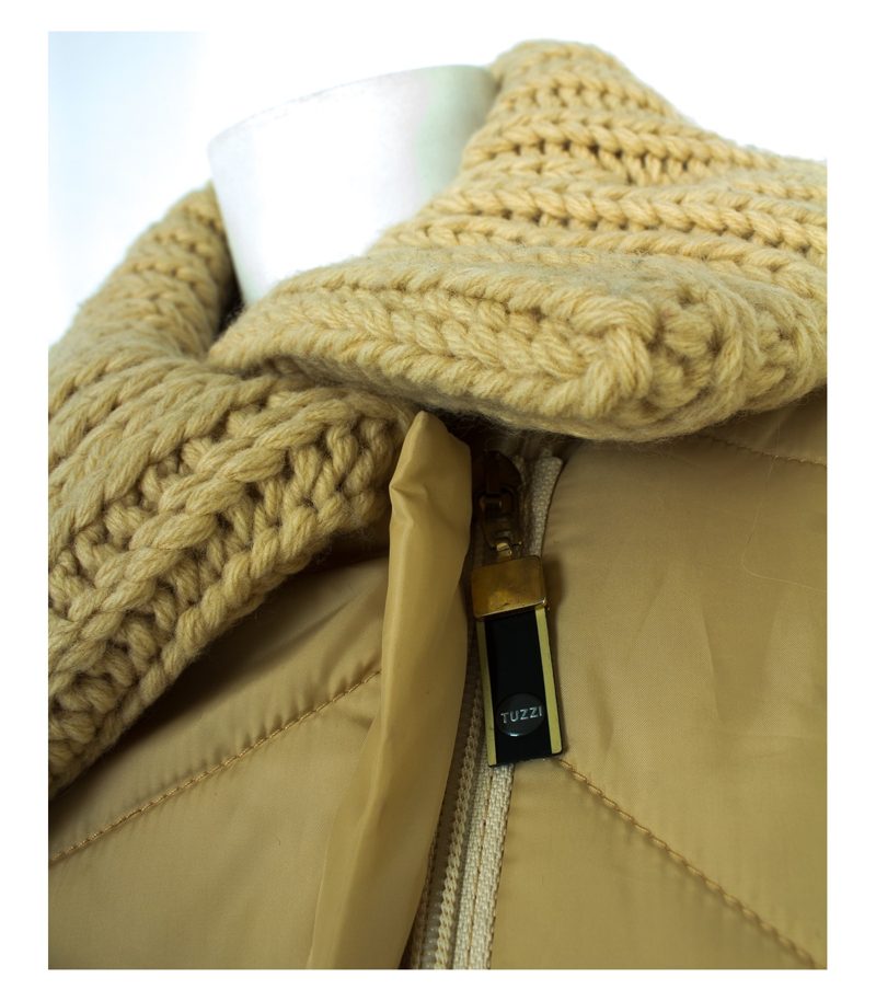 TUZZI Damen Mantel Steppmantel Winter Freizeit Gr. DE 36 Beige – Foto 6