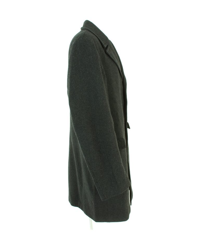 strellson Herren Mantel Trenchcoat Gr. 102 Grau/Schwarz Baumwolle Wolle – Foto 3