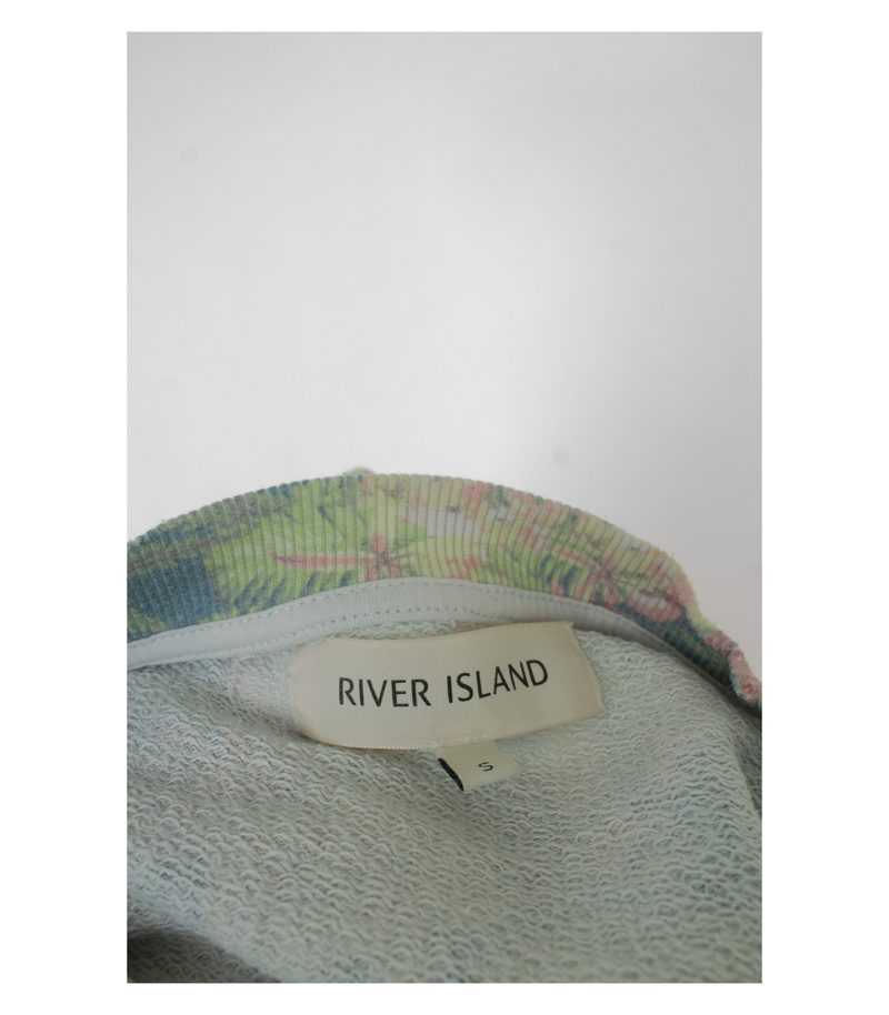 RIVER ISLAND Damen Pullover Langarmshirt Shirt Gr. S Mehrfarbig Baumwolle – Foto 5