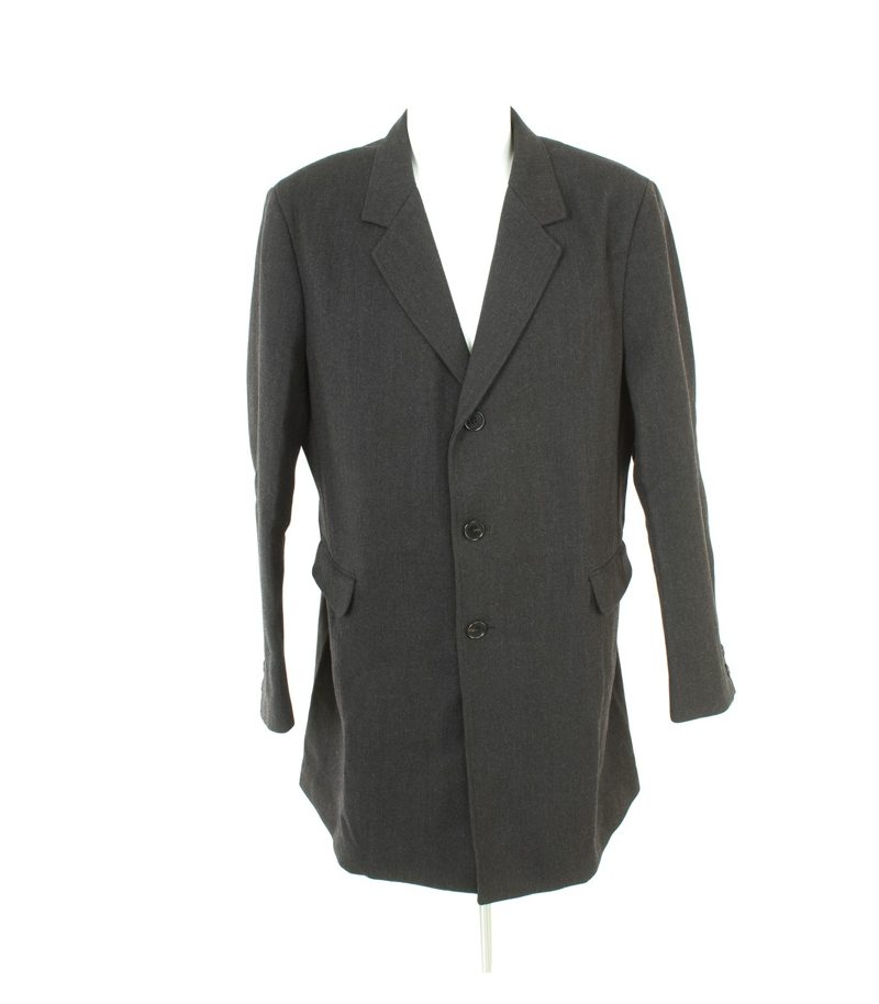 Marc O'Polo Herren Mantel Trenchcoat Gr. 54 Grau Wolle – Foto 1