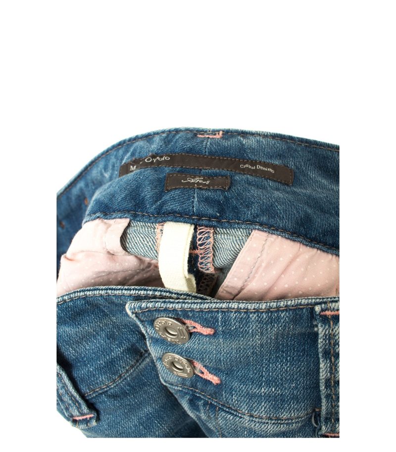 Marc O'Polo Damen Jeansrock Rock Gr. 27 Blau Denim Baumwolle – Foto 3