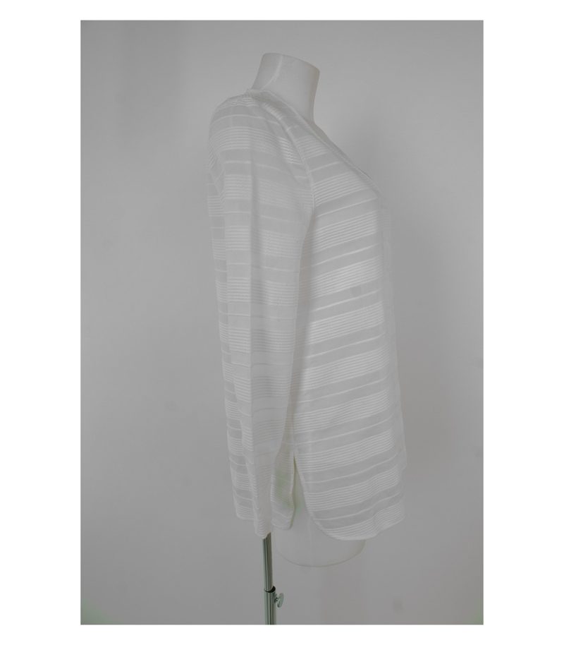 Massimo Dutti Damen Bluse Shirt Gr. DE 36 Weiß Baumwolle – Foto 2