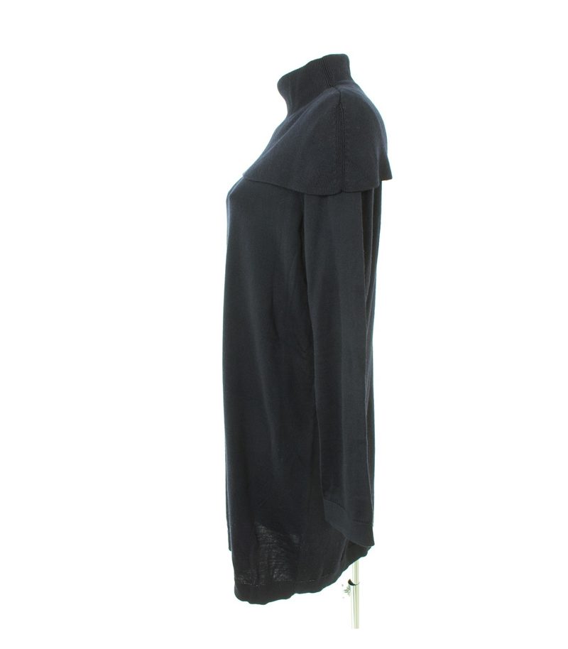 COS Damen Kleid Strickkleid Gr. L Blau Wolle – Foto 2
