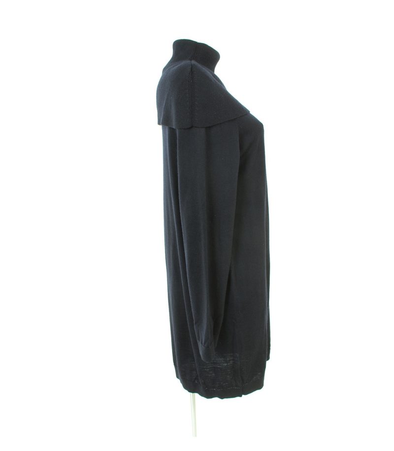 COS Damen Kleid Strickkleid Gr. L Blau Wolle – Foto 3