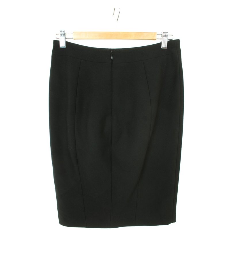 RENE LEZARD Damen Rock Gr. DE 36 Schwarz Viskose – Foto 2