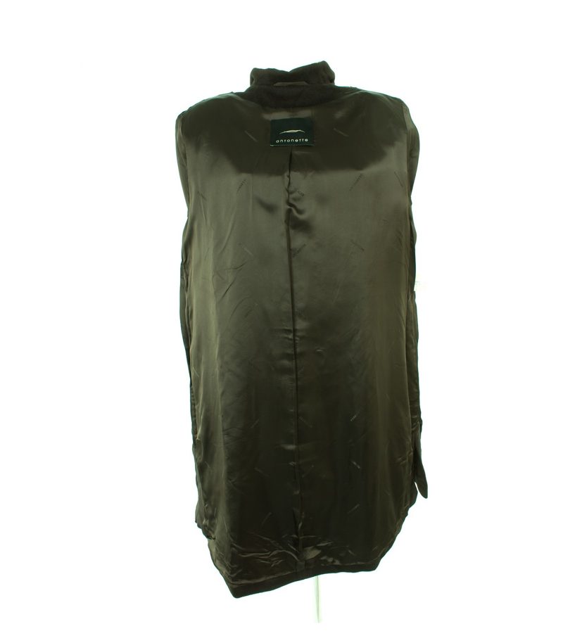 antonette Damen Mantel Gr. DE 40 Schwarz Wolle Kaschmir – Foto 5