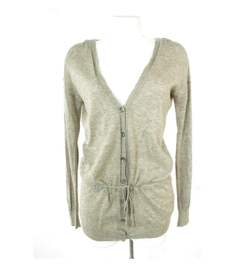UNITED NATIONS COLORS Damen Strickjacke Cardigan Kapuzenjacke Gr. S Mohair – Foto 1