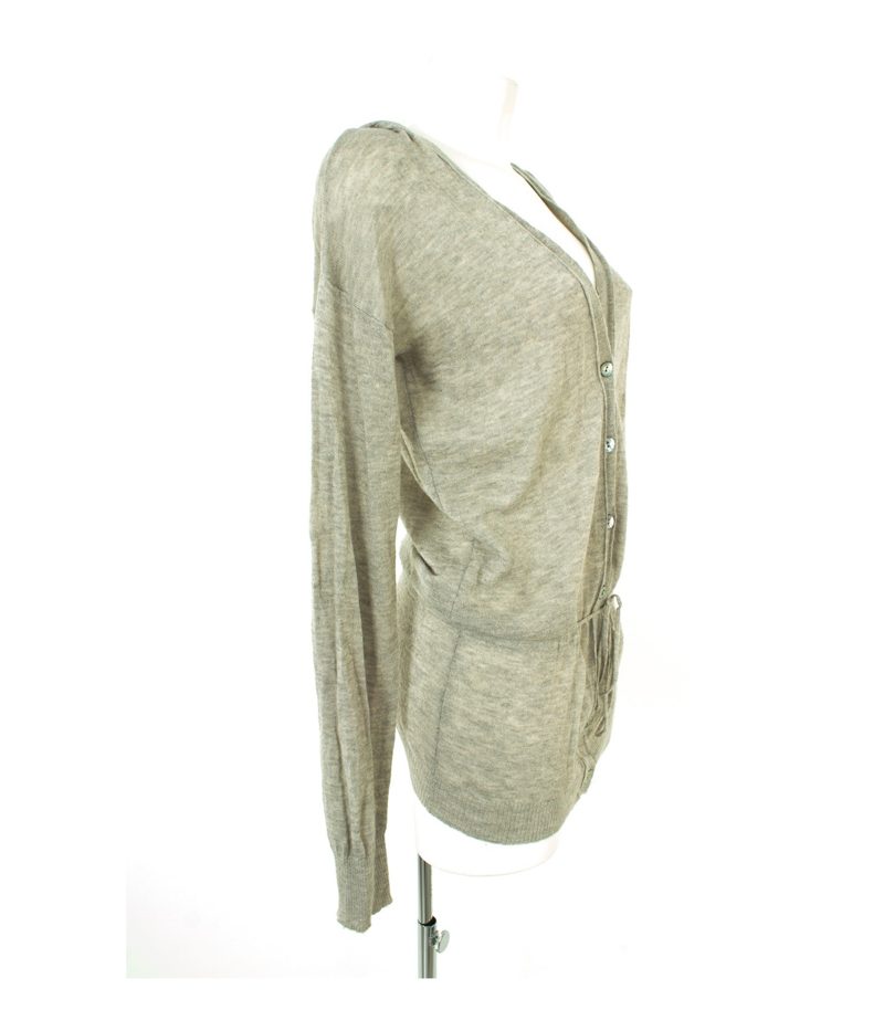 UNITED NATIONS COLORS Damen Strickjacke Cardigan Kapuzenjacke Gr. S Mohair – Foto 3