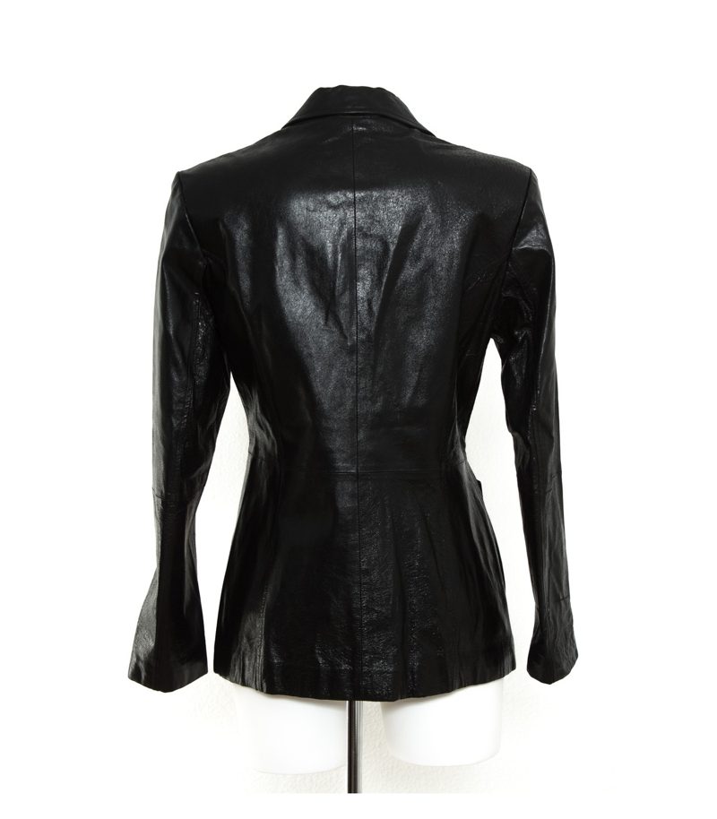 REVIEW Damen Lederjacke Übergangsjacke Blazer Gr. 38 Leder – Foto 3