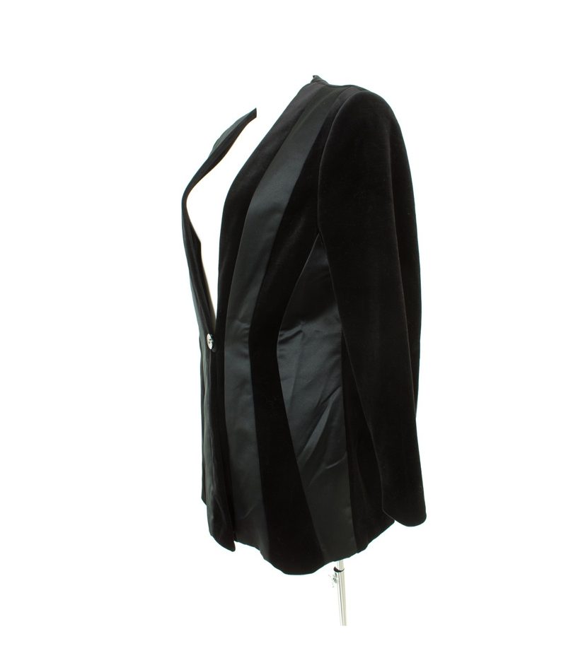 VERA MONT Damen Mantel Kurzmantel Jacke Gr. DE 42 Schwarz – Foto 2