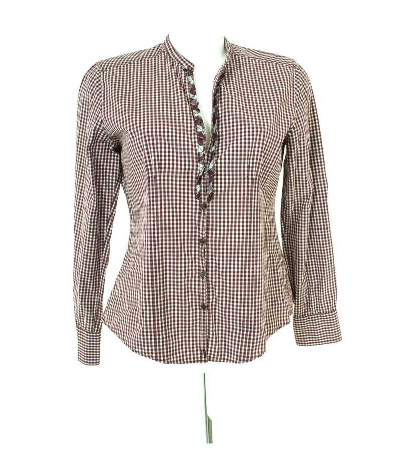 Marc O'Polo Damen Bluse Shirt Gr. DE 40 Mehrfarbig Baumwolle – Foto 1
