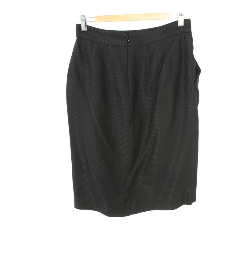 By Malene Birger Damen Rock Gr. DE 40 Schwarz Wolle Viskose – Foto 2