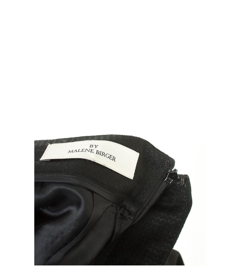 By Malene Birger Damen Rock Gr. DE 40 Schwarz Wolle Viskose – Foto 3